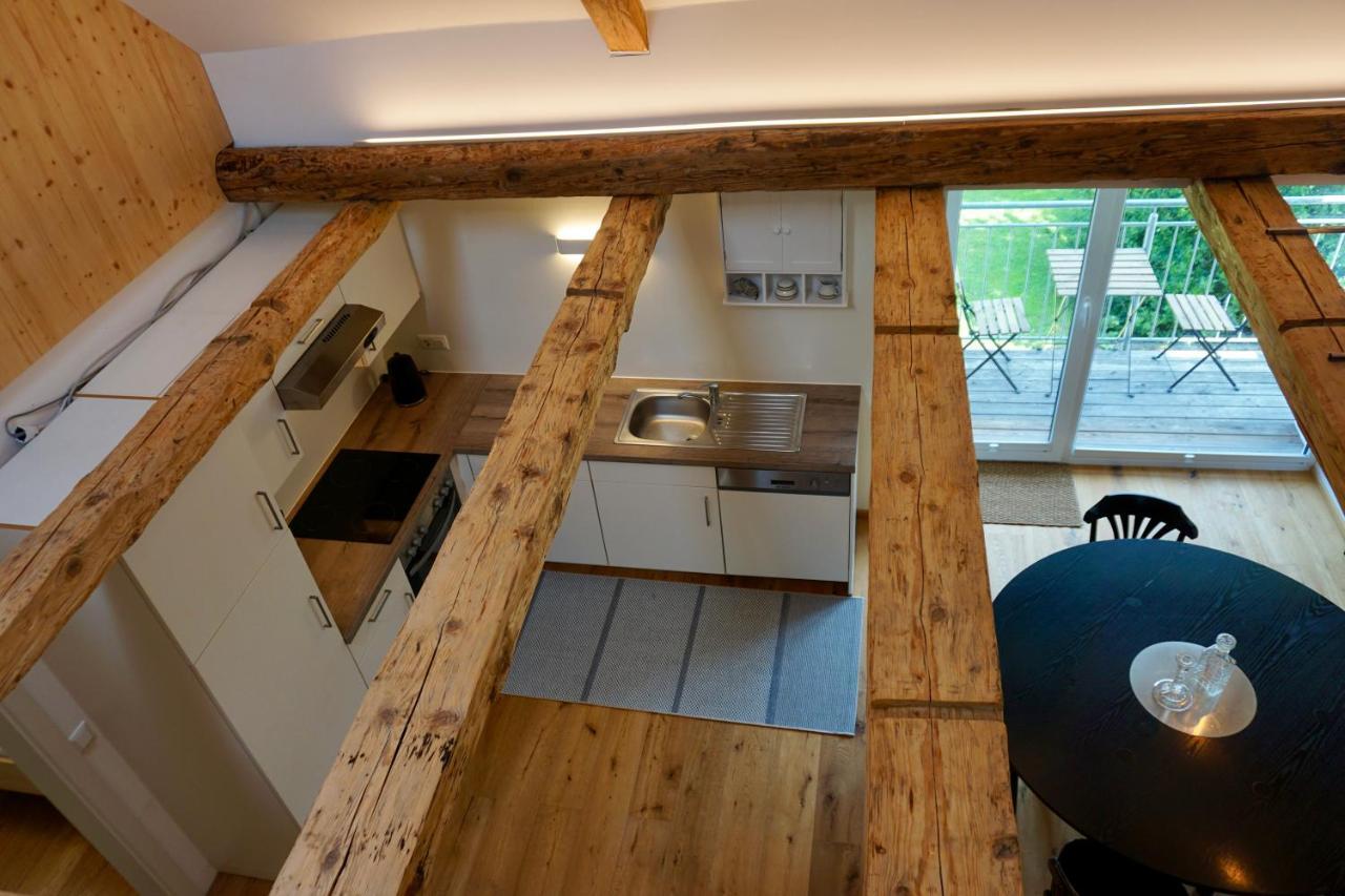 Beeindruckende Wohnung im Rheintal Götzis Exterior foto